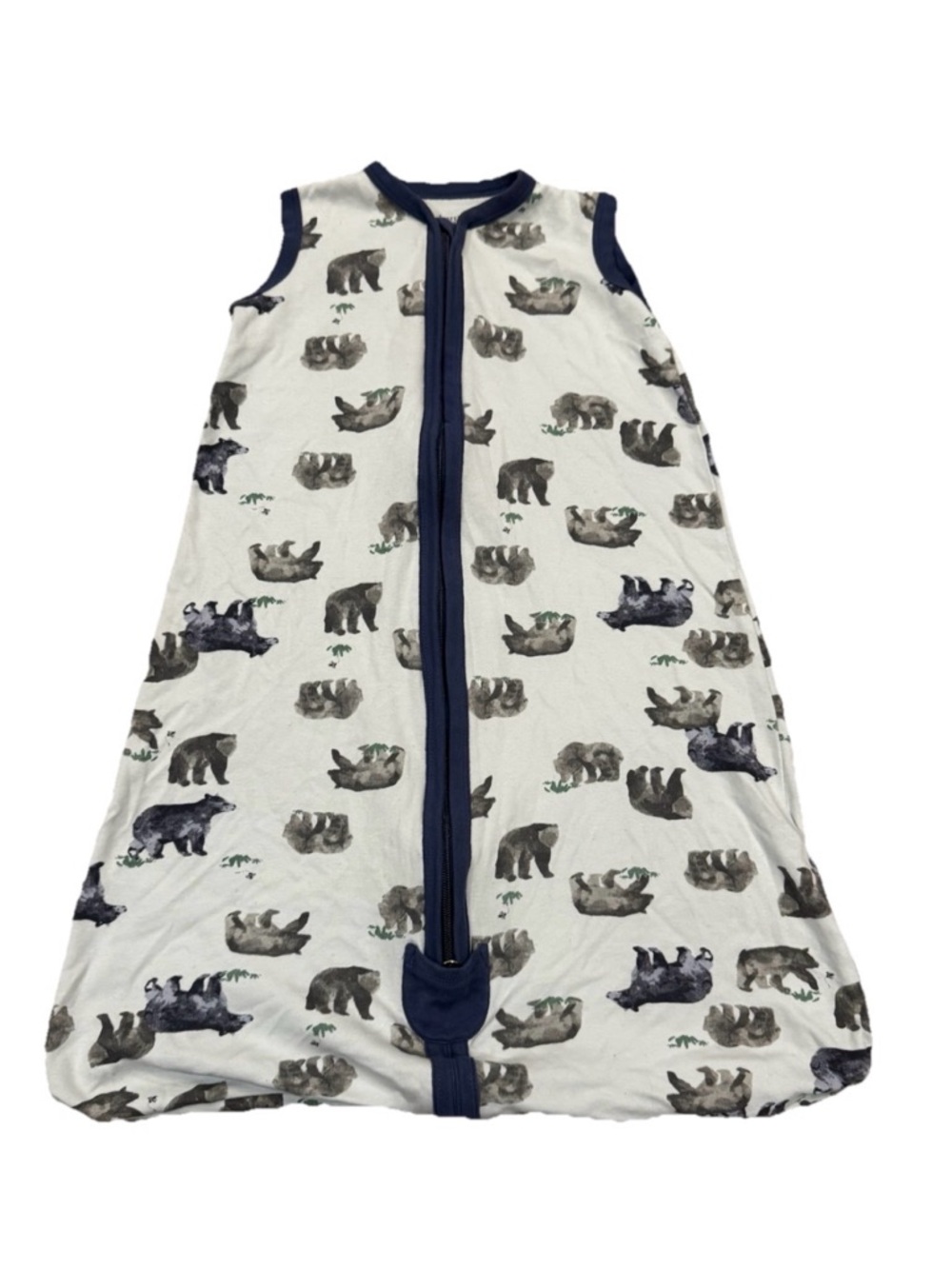 Burt’s Bees Baby Beekeeper Wearable Blanket Size Medium 6-12 Month Swaddle Zip